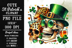 1 St Patricks Skull Clipart Bundle - CraftNest - Digital Crafting and Art