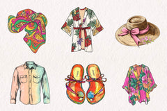 Summer Clothes Clipart Bundle - CraftNest - Digital Crafting and Art