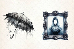Antique Gothic Clipart Bundle - CraftNest - Digital Crafting and Art