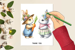 Easter Bunny 1 Clipart Bundle - CraftNest - Digital Crafting and Art