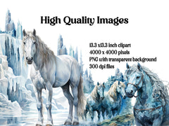 Ice Horses clipart - CraftNest