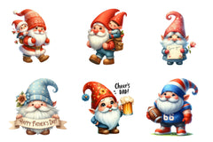 Fathers Day Gnome Clipart Bundle - CraftNest - Digital Crafting and Art