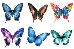 Butterfly Silhouettes Clipart Bundle - CraftNest - Digital Crafting and Art