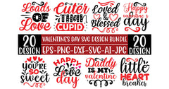 Valentine SVG Bundle 4 - CraftNest - Digital Crafting and Art