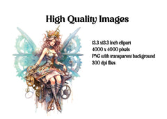 Steampunk Fairies Clipart - CraftNest