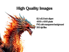 Ultra-Realistic Dragon Clipart - CraftNest