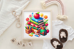 Pretty Books Clipart Bundle - CraftNest - Digital Crafting and Art