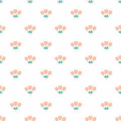 Spring Flower Seamless Digital Paper - CraftNest - Digital Crafting and Art