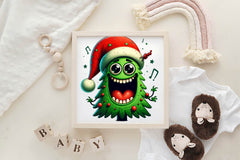 Crazy Christmas Tree Clipart Bundle - CraftNest - Digital Crafting and Art