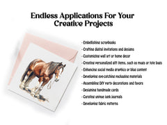 Farming Horses Clipart - CraftNest