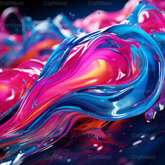 Neon Cyber Textures - CraftNest - Digital Crafting and Art
