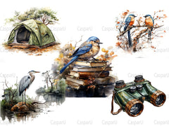Bird Watching Clipart - CraftNest