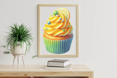 Yummy Cupcakes Set Clipart Bundle - CraftNest - Digital Crafting and Art