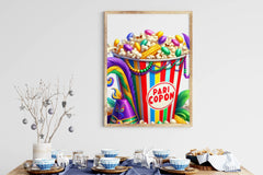 Mardi Gras Popcorn Clipart Bundle - CraftNest - Digital Crafting and Art