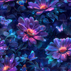 Glowing Daisies Textures - CraftNest - Digital Crafting and Art