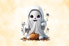Retro Cowboy Ghost Clipart Bundle - CraftNest - Digital Crafting and Art