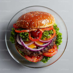Gourmet Burgers Stock Images - CraftNest - Digital Crafting and Art