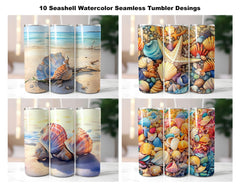 Seashell Tumbler Wrap - CraftNest