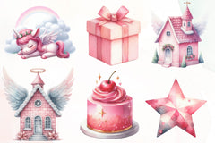 Cute Unicorn Clipart Bundle 7 - CraftNest - Digital Crafting and Art