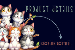 Cat Clipart Bundle - CraftNest - Digital Crafting and Art