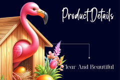Spring Flamingo Clipart Bundle - CraftNest - Digital Crafting and Art