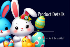 Easter Cute Bunny Clipart Bundle 1 - CraftNest - Digital Crafting and Art