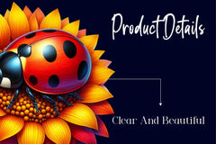 Sunflower & Ladybug Clipart Bundle - CraftNest - Digital Crafting and Art