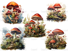 Mushroom And Fungus Clipart - CraftNest