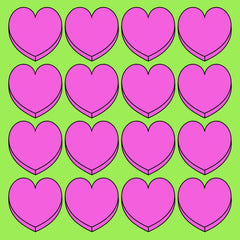 Valentine Seamless Digital Paper 6 - CraftNest - Digital Crafting and Art
