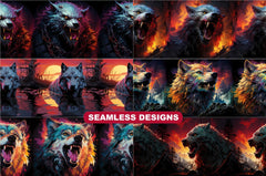 Werewolf Tumbler Wrap - CraftNest