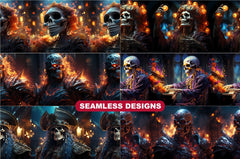 Skeleton Tumbler Wrap - CraftNest