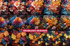 Fall Foliage Tumbler Wrap - CraftNest