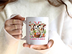 Cute Cow Easter Easter Day Highland Clipart Bundle - CraftNest - Digital Crafting and Art