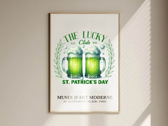 St Patricks Day Vintage Lucky Club Clipart Bundle - CraftNest - Digital Crafting and Art