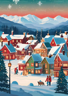Christmas Homes Textures - CraftNest - Digital Crafting and Art