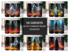 Ghosts Tumbler Wrap - CraftNest