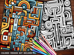 Abstract Mandala Coloring Books - CraftNest