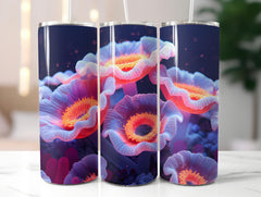 Anemones Flowers Tumbler Wrap - CraftNest - Digital Crafting and Art