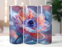 Anemones Flowers Tumbler Wrap - CraftNest - Digital Crafting and Art