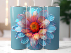 Asters Flowers Tumbler Wrap - CraftNest - Digital Crafting and Art