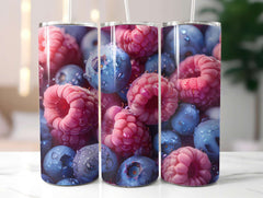Berry Blues 1 Tumbler Wrap - CraftNest - Digital Crafting and Art