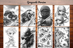 Boys Back To School Coloring Books - CraftNest - Digital Crafting and Art