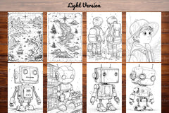 Boys Back To School Coloring Books - CraftNest - Digital Crafting and Art