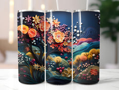 Chalkboard Spring 5 Tumbler Wrap - CraftNest