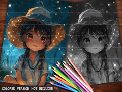 Chibi Summer Coloring Books - CraftNest - Digital Crafting and Art