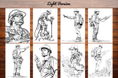 Construction Worker Coloring Books - CraftNest - Digital Crafting and Art