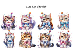 Cute Cat Birthday - CraftNest - Digital Crafting and Art