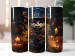 Cute Halloween Tumbler Wrap - CraftNest