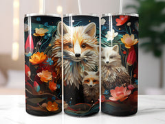 Cute Arctic Animals Tumbler Wrap - CraftNest