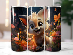 Cute Woodland Tumbler Wrap - CraftNest